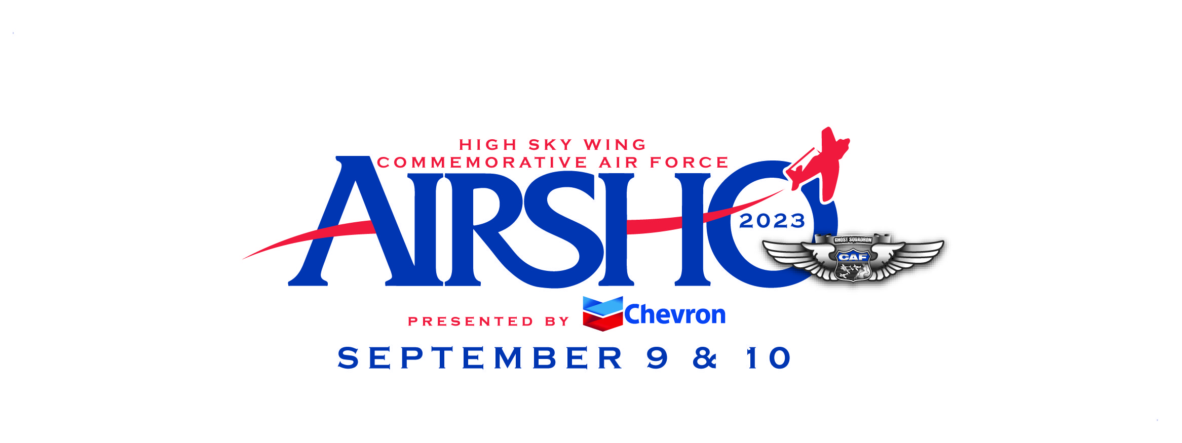 AIRSHO 2023 Presented by Chevron Sept 9 10 2023 blue